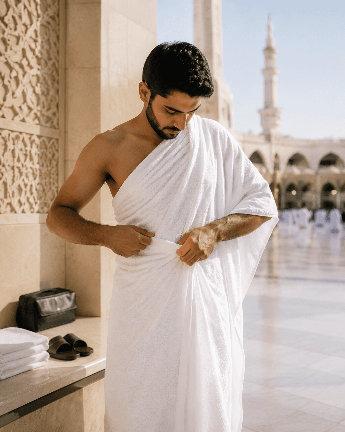 Ihram and Miqat preparation feature