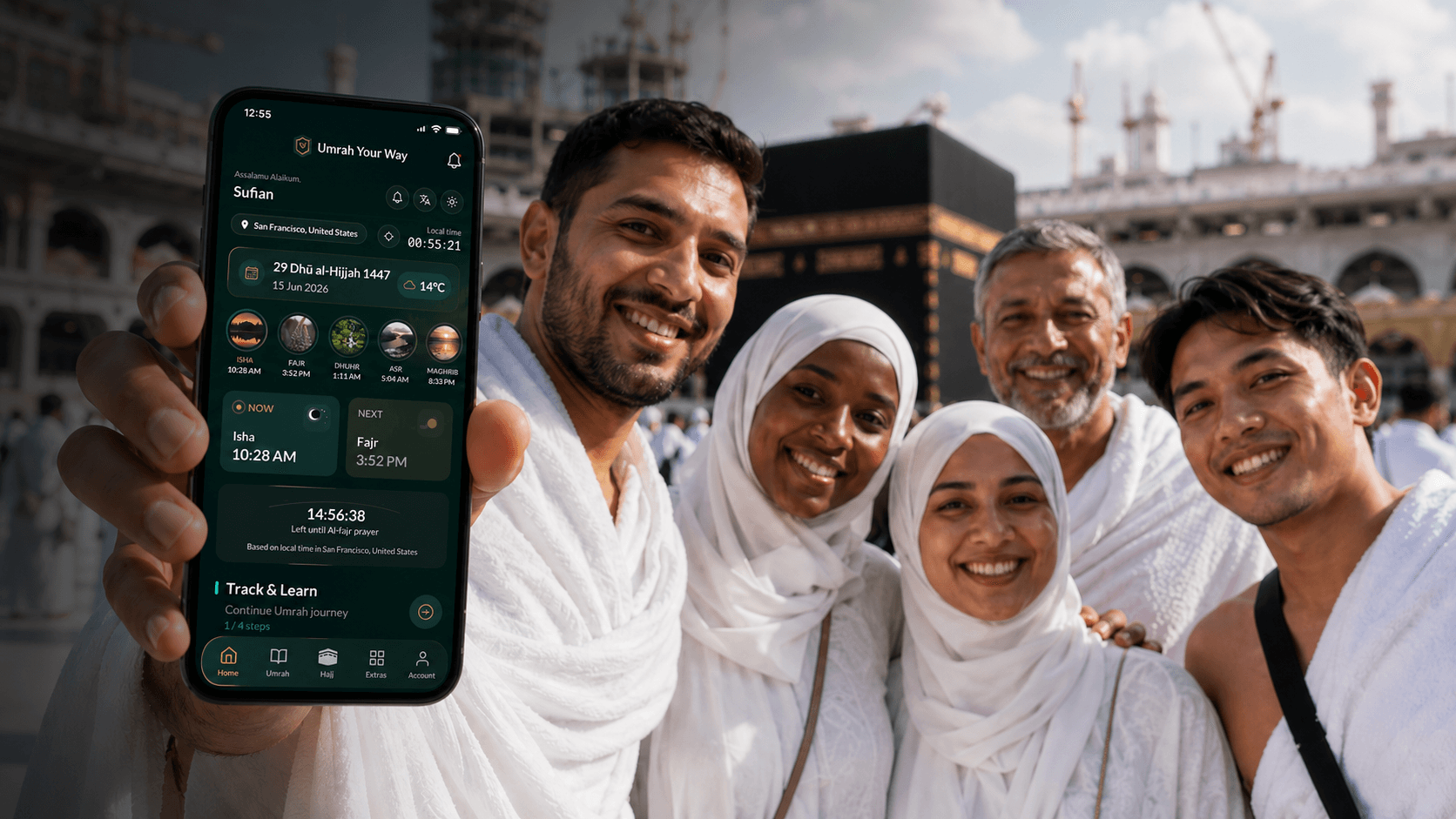 Mobile guidance for Umrah pilgrims